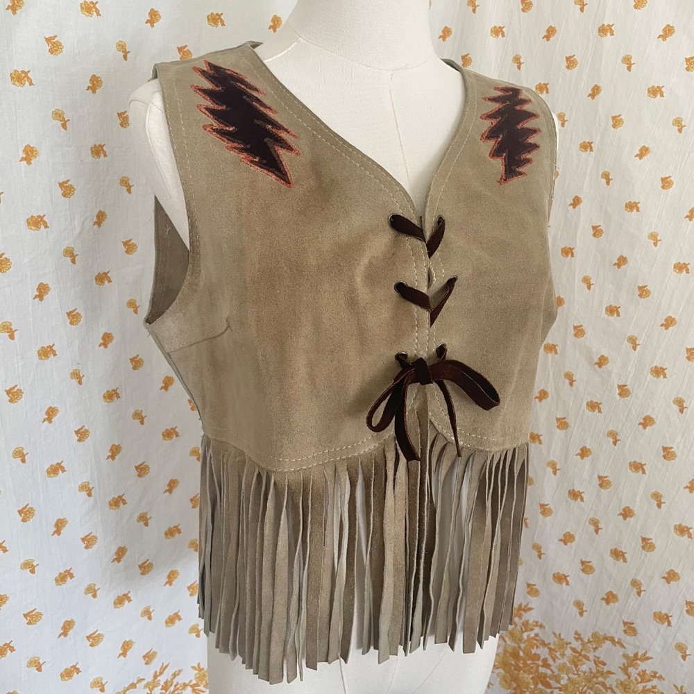 70s Fringe Western Upcycled Dire Wolf Piece – One of a Kind Grateful Dead - Picture 16 of 16